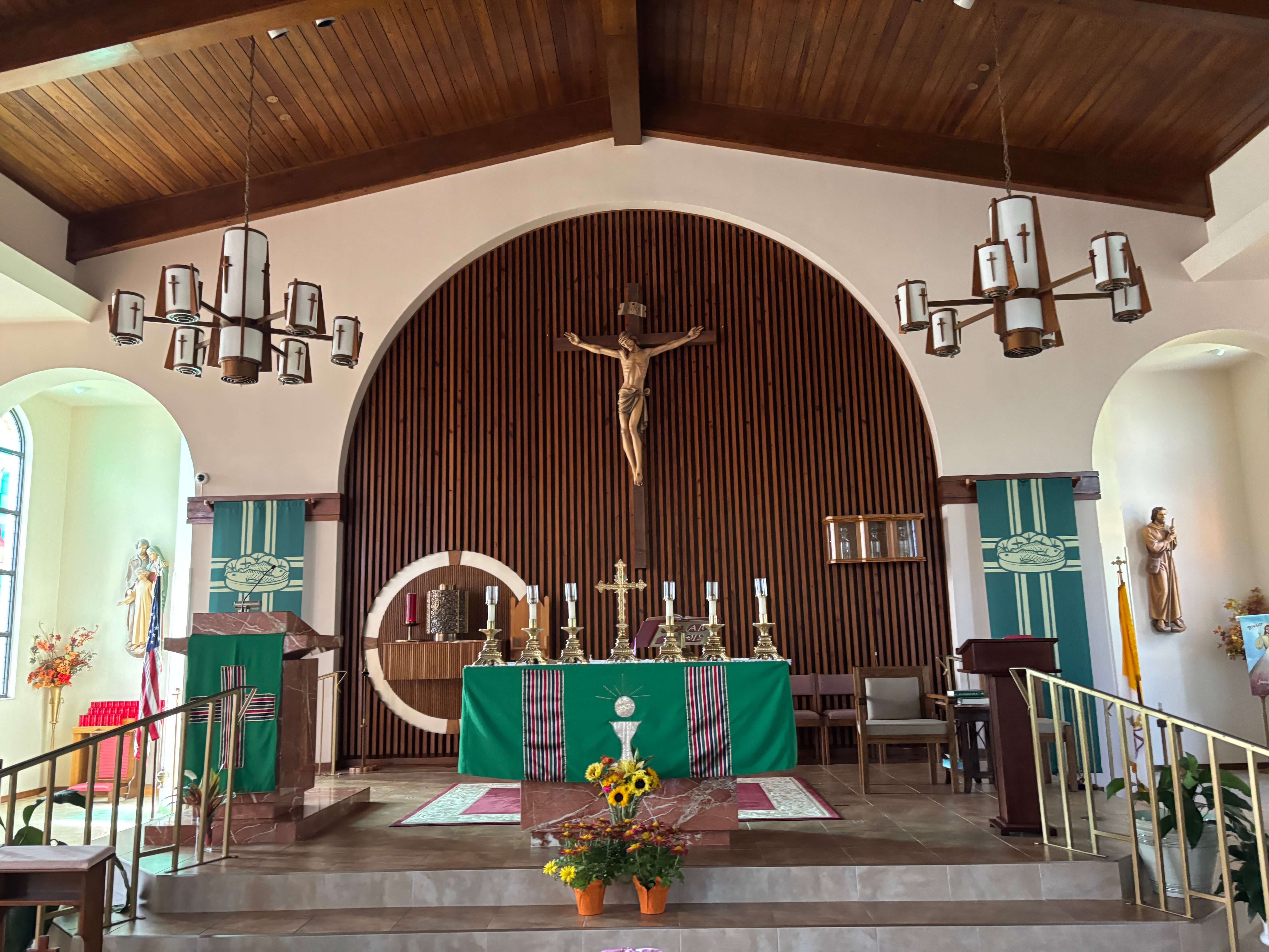 St. James Church Altar Lake Placid